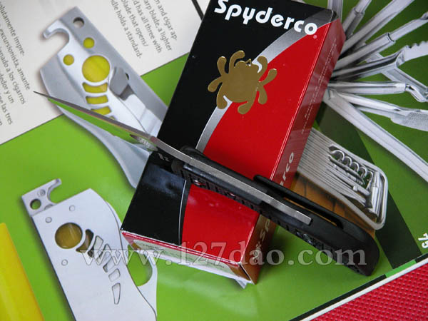 美国蜘蛛SPYDERCO  C28PBK  127名刀网