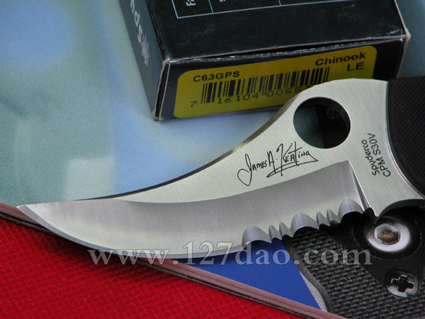 美国蜘蛛SPYDERCO C63GPS  127名刀网