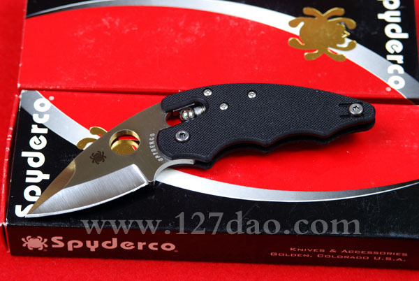 美国蜘蛛SPYDERCO  C98GP新款蝌蚪   127名刀网