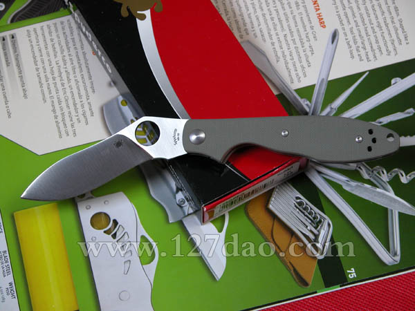 美国蜘蛛SPYDERCO  125GPFG  127名刀网