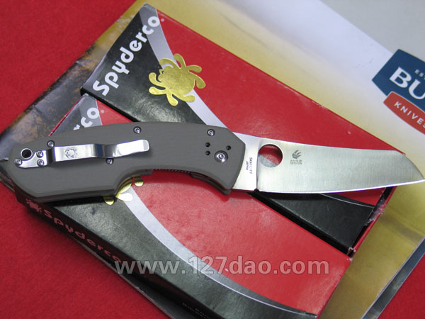 美国蜘蛛SPYDERCO  龙蝦折刀126GPFG   127名刀网