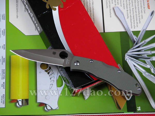 美国蜘蛛SPYDERCO  C51GPFG  127名刀网