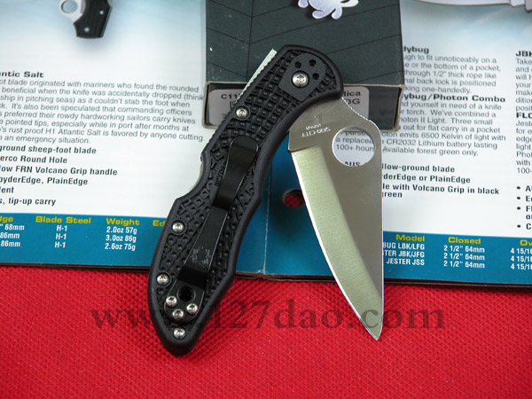 美国蜘蛛SPYDERCO  C11PBK  127名刀网