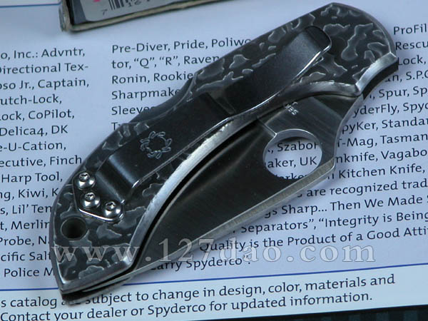 美国蜘蛛SPYDERCO  小蜻蜓C28PET   127名刀网