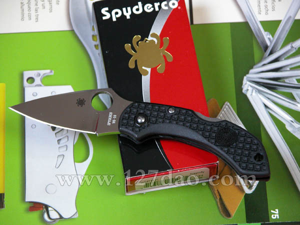 美国蜘蛛SPYDERCO  C28PBK  127名刀网