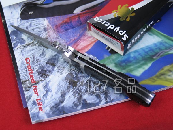 美国蜘蛛SPYDERCO  C149GP特别版  127名刀网