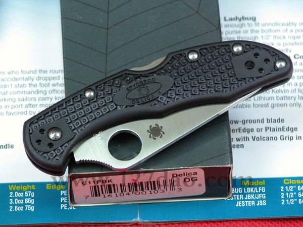 美国蜘蛛SPYDERCO  C11PBK  127名刀网
