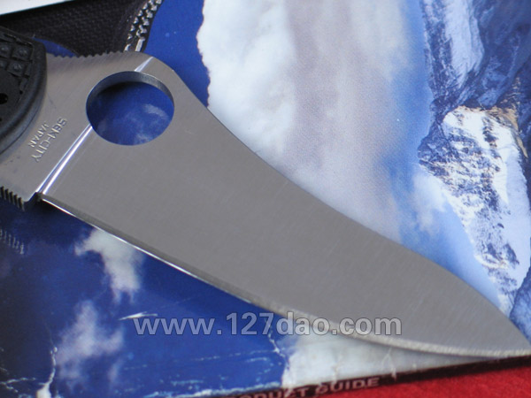 美国蜘蛛SPYDERCO  C90PBK全刃 127名刀网