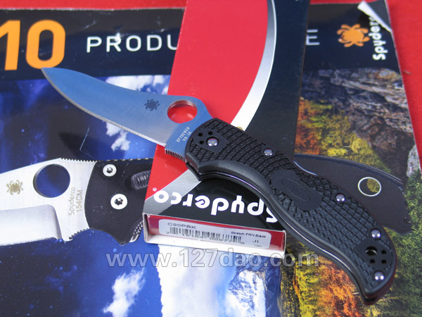 美国蜘蛛SPYDERCO  C90PBK全刃 127名刀网