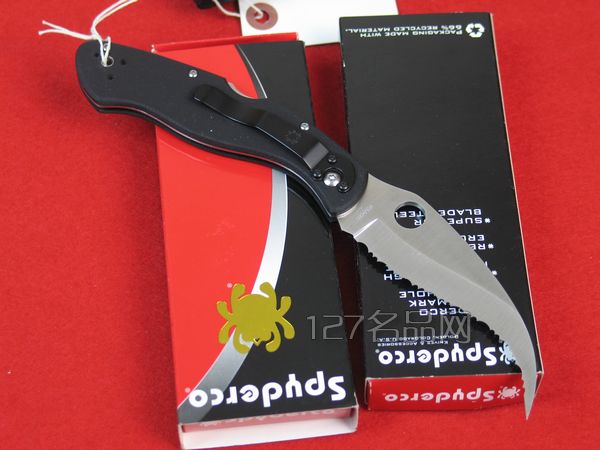 美国蜘蛛SPYDERCO   C12GS邪恶之爪  127名刀网