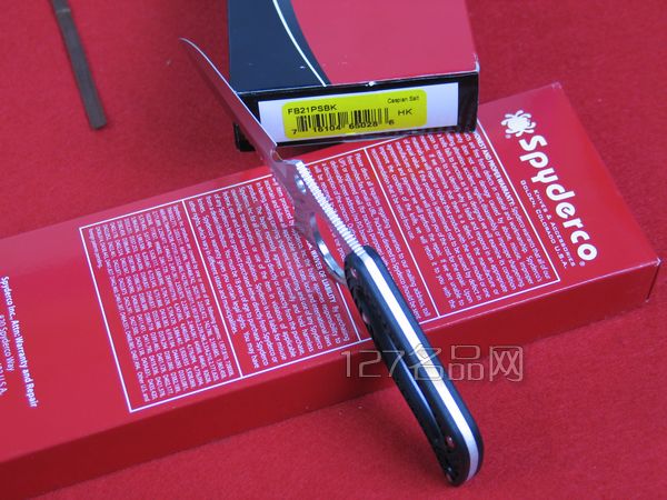  美国蜘蛛SPYDERCO  FB21PSBK   127名刀网