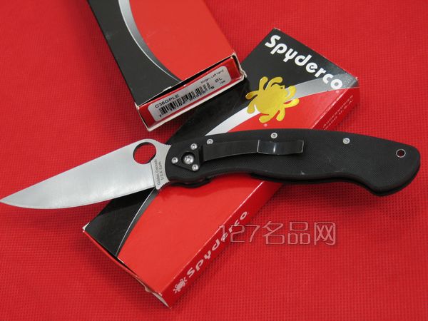 美国蜘蛛SPYDERCO C36GPLE左手版折  127名刀网