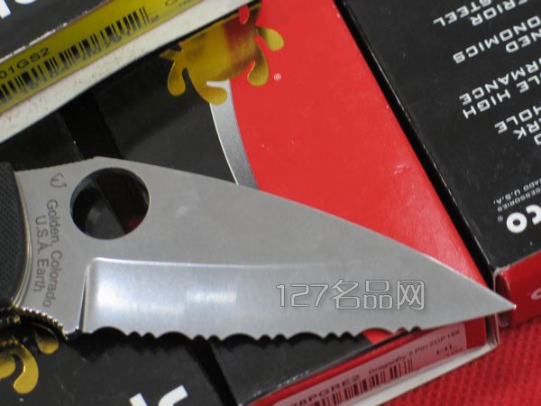  美国蜘蛛SPYDERCO  C101GS2马尼克斯2代  127名刀网