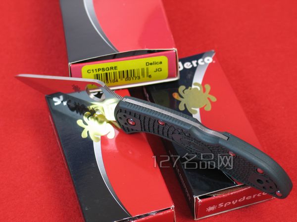 美国蜘蛛SPYDERCO C11PSGRE   127名刀网