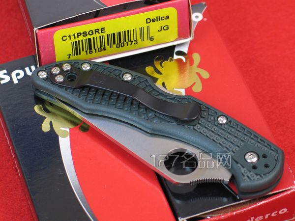 美国蜘蛛SPYDERCO C11PSGRE   127名刀网