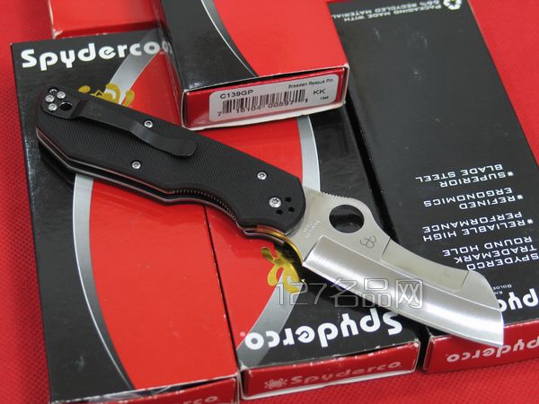 美国蜘蛛SPYDERCO  C139GP   127名刀网