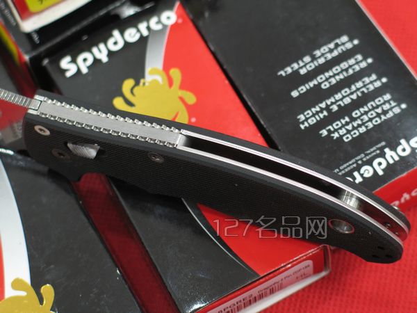  美国蜘蛛SPYDERCO  C101GS2马尼克斯2代  127名刀网