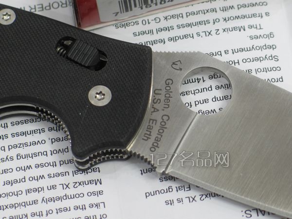 美国蜘蛛SPYDERCO C95GP2代 127名刀网
