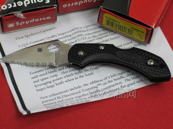 美国蜘蛛SPYDERCO C28SBK2  127名刀网