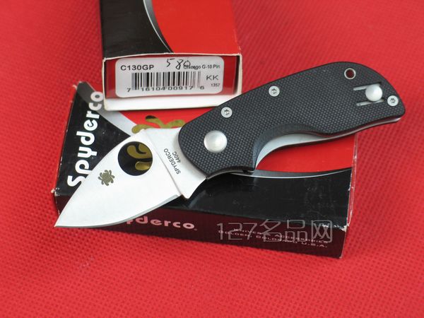 美国蜘蛛SPYDERCO C130GP随身刀  127名刀网
