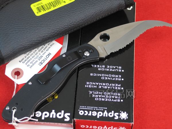 美国蜘蛛SPYDERCO   C12GS邪恶之爪  127名刀网