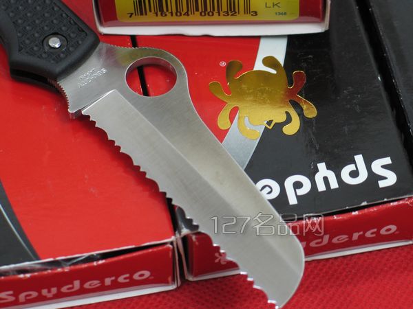 美国蜘蛛SPYDERCO C14SBK全齿救援者  127名刀网