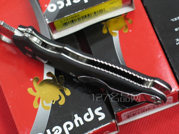  美国蜘蛛SPYDERCO  C101GS2马尼克斯2代  127名刀网