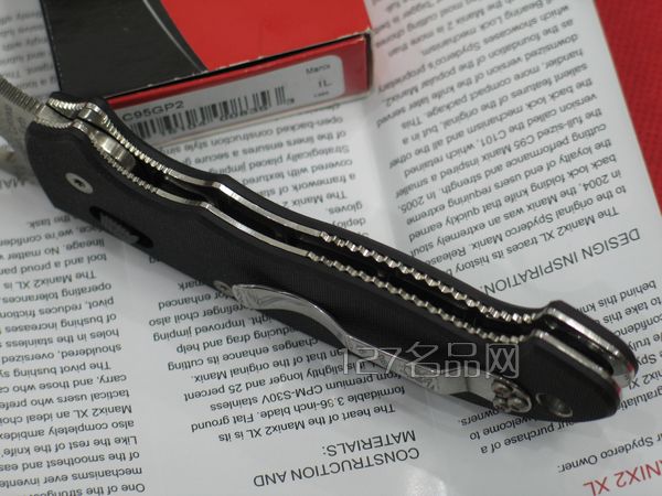 美国蜘蛛SPYDERCO C95GP2代 127名刀网