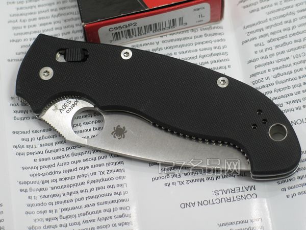 美国蜘蛛SPYDERCO C95GP2代 127名刀网