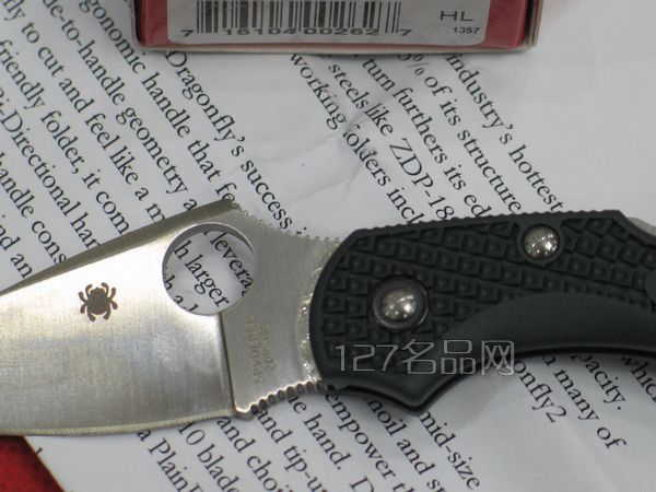 美国蜘蛛SPYDERCO C28PGRE2蜻蜓ZDP-189钢  127名刀网