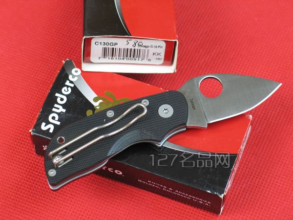 美国蜘蛛SPYDERCO C130GP随身刀  127名刀网