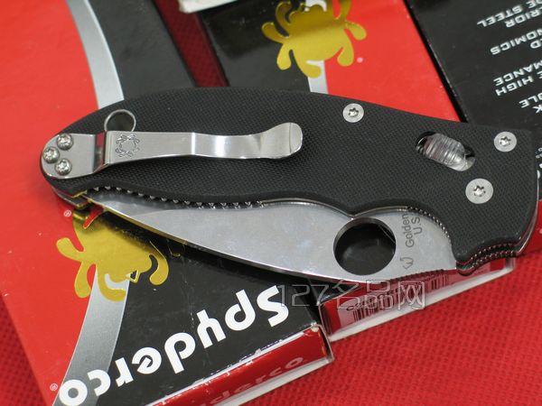  美国蜘蛛SPYDERCO  C101GS2马尼克斯2代  127名刀网