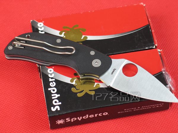美国蜘蛛SPYDERCO  C129GP猫爪  127名刀网