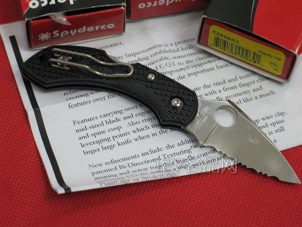 美国蜘蛛SPYDERCO C28SBK2  127名刀网