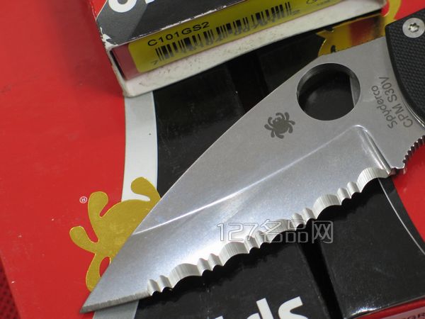  美国蜘蛛SPYDERCO  C101GS2马尼克斯2代  127名刀网