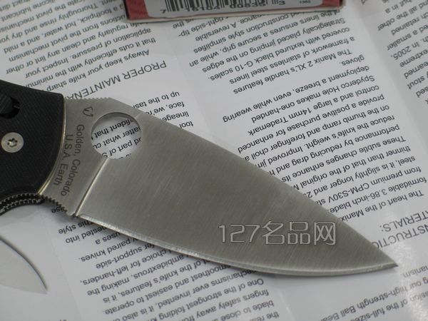 美国蜘蛛SPYDERCO C95GP2代 127名刀网