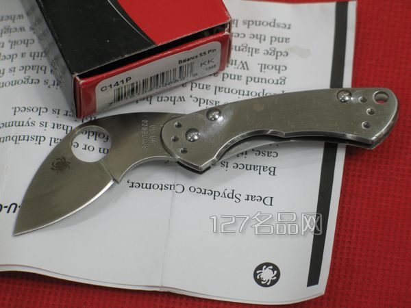 美国蜘蛛SPYDERCO C141P折刀  127名刀网