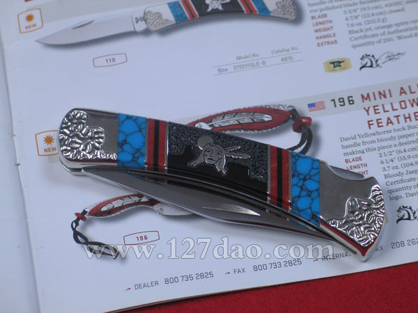 美国巴克手工定制限量版0110YISLE-B