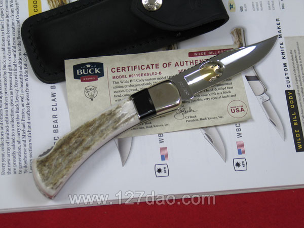 美国巴克110鹿角柄限量版