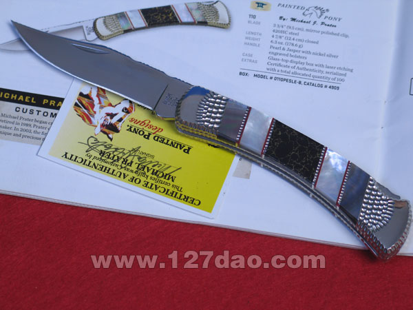 美国巴克手工限量版110PESLE