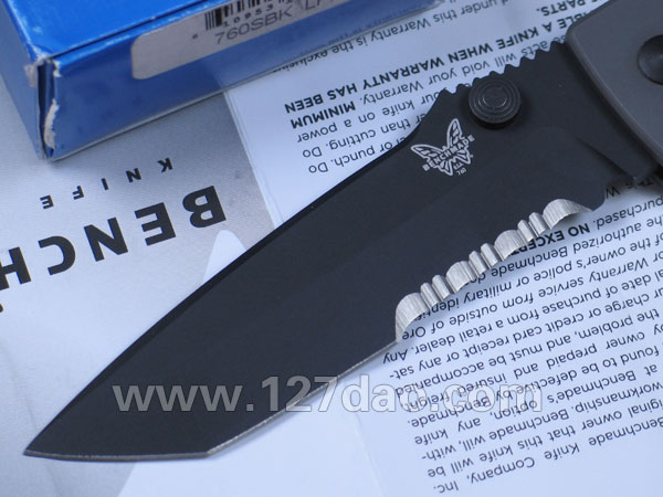 美国蝴蝶Benchmade 760BK钛柄纪念版