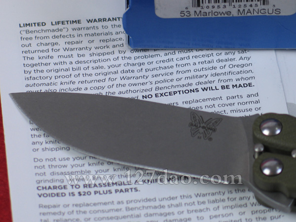 美国蝴蝶Benchmade 53甩刀