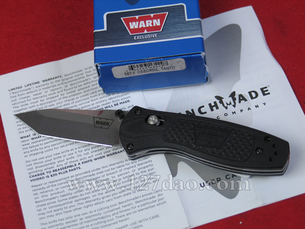 美国蝴蝶Benchmade 587-1助力快开刀