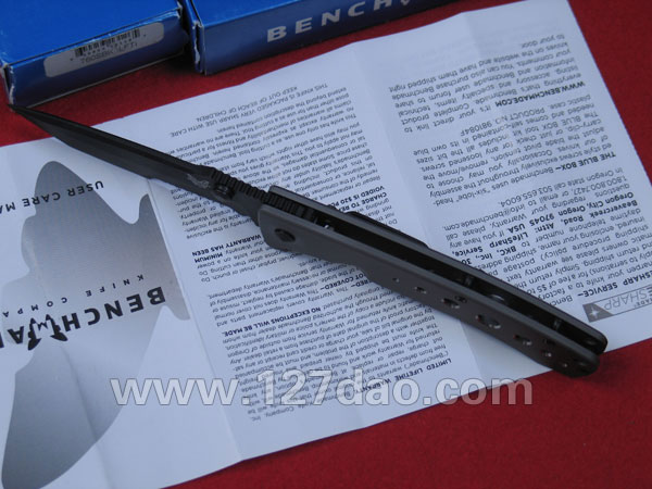 美国蝴蝶Benchmade 760BK钛柄纪念版