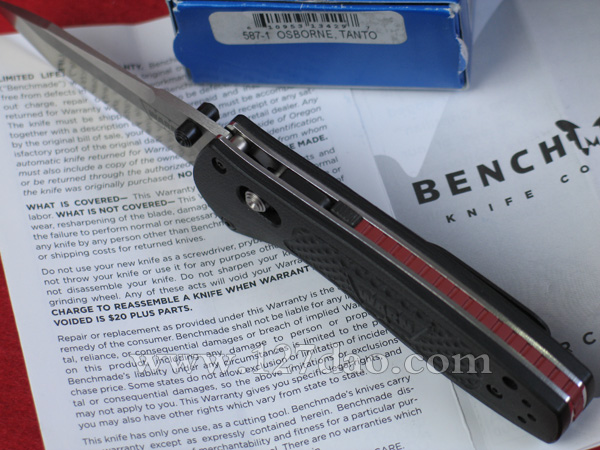 美国蝴蝶Benchmade 587-1助力快开刀