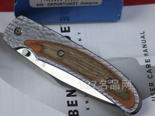 美国蝴蝶Benchmade 440经典折刀