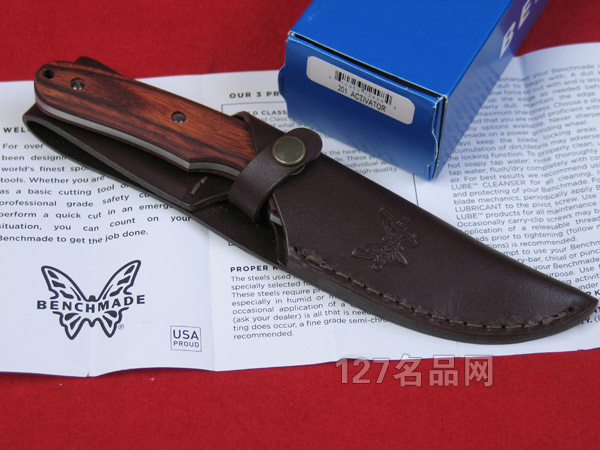 美国蝴蝶Benchmade 201经典直刀