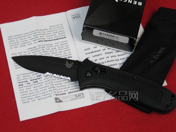 美国蝴蝶Benchmade 520SBK 全刃折刀