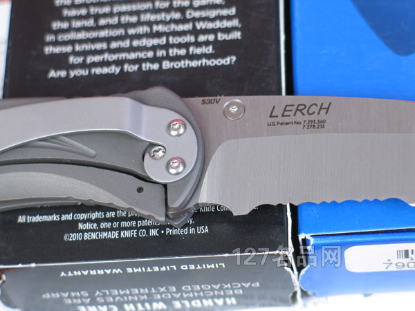 美国蝴蝶Benchmade 790S助力快开刀