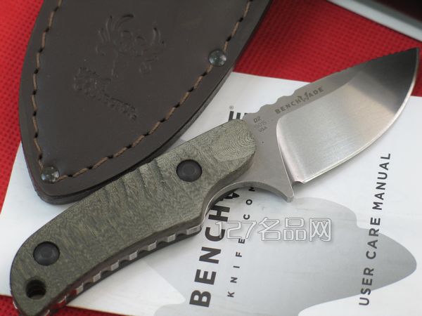 美国蝴蝶Benchmade 15015D2钢小型猎刀
